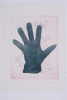 Blue Leather Glove